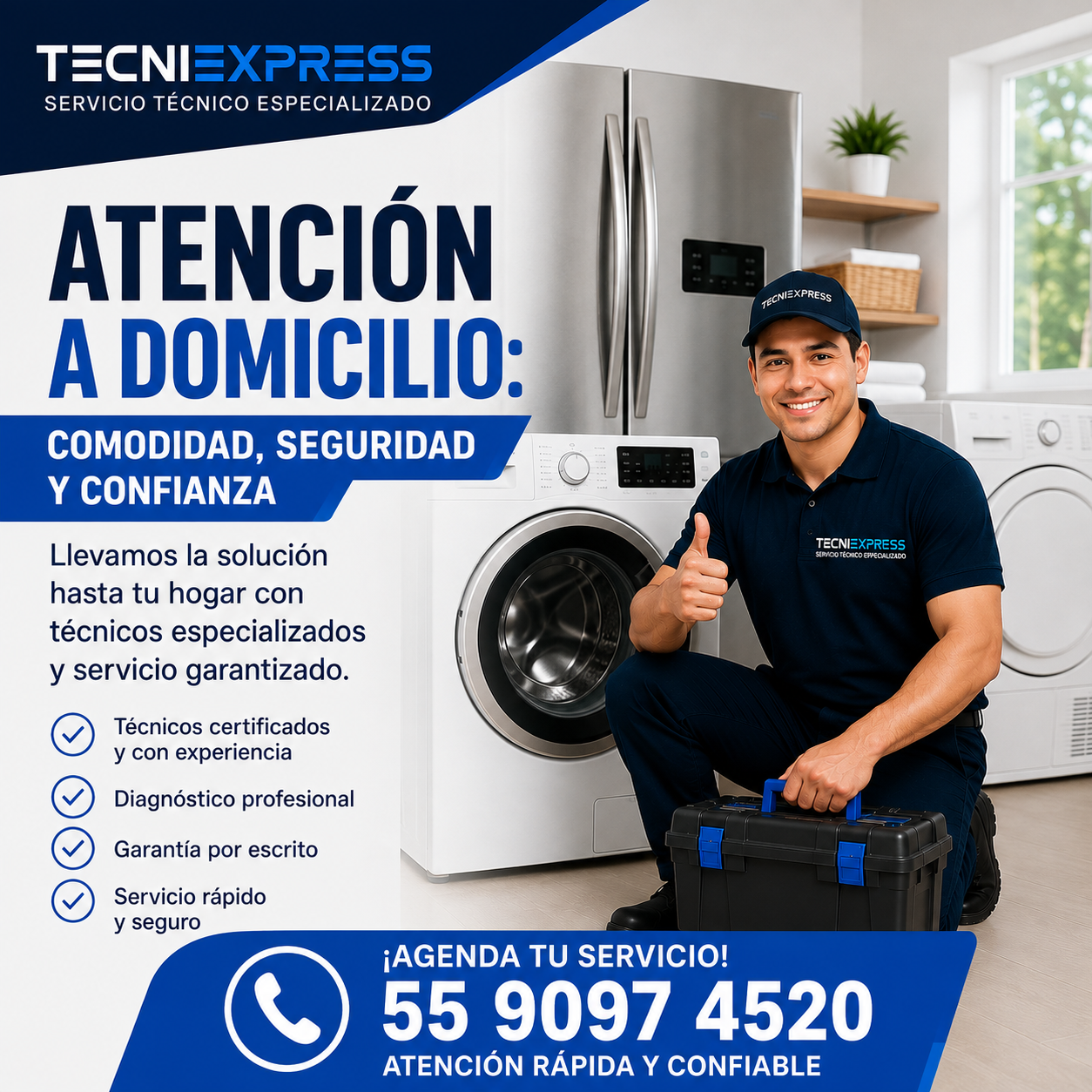 REPARACIÓN DE LAVADORAS A DOMICILIO